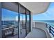 Spacious balcony boasting stunning ocean views and comfortable seating at 1420 N Atlantic Ave # 1501, Daytona Beach, FL 32118