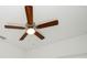 Modern ceiling fan with wood blades at 15 Dogwood Drive Crse, Ocala, FL 34472