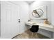 Convenient home office with built-in desk and modern decor at 1608 Airmont Ave, Deltona, FL 32725