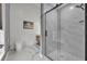Bathroom with walk-in shower and modern fixtures at 239 Longview Ave # 216, Celebration, FL 34747