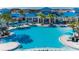 Aerial view of resort pool and surrounding amenities at 3937 Lana Ave, Davenport, FL 33897