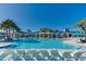 Resort-style pool with plenty of lounge chairs at 3937 Lana Ave, Davenport, FL 33897