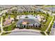 Aerial view of community pool, playground, and clubhouse at 4533 Sequel Rd, Kissimmee, FL 34746