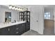 Modern bathroom with double vanity and gold fixtures at 5011 Winwood Way, Orlando, FL 32819