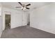 Bright bedroom with gray carpet and access to bathroom at 5144 Orange Ave, Winter Park, FL 32792