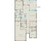 One-story floor plan featuring an owner's suite, two bedrooms, and a two-car garage at 13672 Fresh Ivy St, Winter Garden, FL 34787