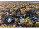 Aerial view showing the home's location in a residential area at 1642 Athens St, Lakeland, FL 33803