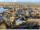 Aerial view showing home's location in a residential neighborhood at 1642 Athens St, Lakeland, FL 33803
