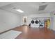 Basement laundry room with washer, dryer, and additional storage at 1642 Athens St, Lakeland, FL 33803
