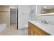 Clean bathroom with new vanity and tile floor at 3315 Parkchester Square Blvd # 102, Orlando, FL 32835