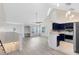 Open living room with vaulted ceilings and hardwood floors at 3433 Soho St # 204, Orlando, FL 32835
