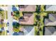 Overhead view of a house and surrounding neighborhood at 5649 Magnolia Bloom Ter, Oviedo, FL 32765