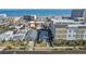 Beachside property featuring an aerial view of a cozy neighborhood near the ocean and local establishments at 718 N Grandview Ave, Daytona Beach, FL 32118