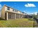 Two-story house with a large backyard and screened patio at 8298 Lookout Pointe Dr, Windermere, FL 34786