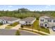 One-story house, aerial view showing location in a residential area at 9331 Revere Ave, Leesburg, FL 34788