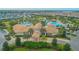 Aerial view of community pool and clubhouse at 1427 Wexford Way, Davenport, FL 33896