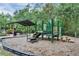 Community playground with play equipment and picnic area at 164 Pergola Pl, Ormond Beach, FL 32174
