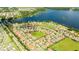 Aerial view of lakefront community at 16767 Rusty Anchor Rd, Winter Garden, FL 34787