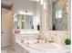 Elegant bathroom with marble accents and double vanity at 16767 Rusty Anchor Rd, Winter Garden, FL 34787