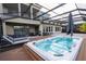Relaxing hot tub on a spacious deck at 16767 Rusty Anchor Rd, Winter Garden, FL 34787