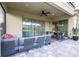 Outdoor patio with seating area and dining table at 16767 Rusty Anchor Rd, Winter Garden, FL 34787