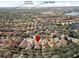 Aerial view showing house location near lake and other homes at 1712 Whitney Isles Dr, Windermere, FL 34786