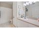 Clean bathroom with shower/tub combo and updated vanity at 231 Goldenrain Dr # 4304, Celebration, FL 34747