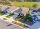 Aerial view of house and surrounding neighborhood homes at 1016 Brooklet Dr, Davenport, FL 33837