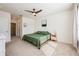 Large bedroom with king-size bed and ceiling fan at 1016 Brooklet Dr, Davenport, FL 33837