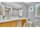 Bathroom with vanity, toilet, and shower at 120 Palermo St, Davenport, FL 33897