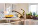 Modern kitchen sink with a brushed nickel faucet at 1324 Hanoverian Dr, Lake Alfred, FL 33850