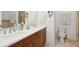 Modern bathroom with double vanity, neutral colors, and updated fixtures at 1641 Lake Baldwin Ln, Orlando, FL 32814