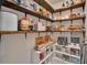 Well-organized pantry with ample shelving for storage at 1705 Bent Branch Ave, Deland, FL 32720