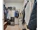 Large walk-in closet with ample hanging space and shelving at 1705 Bent Branch Ave, Deland, FL 32720