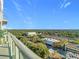 Expansive balcony boasting panoramic city views at 260 S Osceola Ave # 1611, Orlando, FL 32801