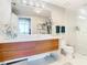 Clean bathroom with a modern vanity and walk-in shower at 260 S Osceola Ave # 1611, Orlando, FL 32801