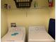 Convenient laundry room with a washer and dryer at 3006 Bonfire Beach Dr # 102, Kissimmee, FL 34746