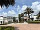 Beautifully landscaped exterior pathway leading to community amenities at 430 Captiva Dr, Davenport, FL 33896