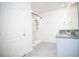 Bathroom with shower, double vanity, and granite countertop at 613 Greymount St, Davenport, FL 33837