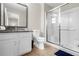 Bathroom with shower, toilet and granite vanity at 8558 Crystal Cove Loop, Kissimmee, FL 34747