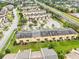 Aerial view of townhome community from above at 10125 Shadow Leaf Ct, Orlando, FL 32825