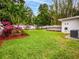 Spacious backyard, freshly landscaped with a large lawn at 105 N Hillside Ave, Orlando, FL 32803