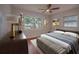 Spacious bedroom featuring hardwood floors and large windows at 105 Hillside Ave, Orlando, FL 32803