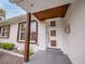 Modern front door with wood columns and stylish design at 105 N Hillside Ave, Orlando, FL 32803