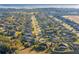 Aerial view of neighborhood, showcasing street layout at 11113 Scenic Vista Dr, Clermont, FL 34711