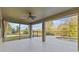 Screened patio area with pool and view of backyard at 11113 Scenic Vista Dr, Clermont, FL 34711