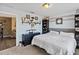 Spacious bedroom with king-size bed and built-in shelving at 1942 J Lawson Blvd, Orlando, FL 32824