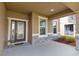 Inviting front entry with decorative glass door and stone accents at 1942 J Lawson Blvd, Orlando, FL 32824