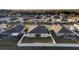 Aerial view of houses in Acrera Estates community at 2249 Palmetum Loop, Apopka, FL 32712