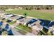 This is an aerial view of the home, highlighting the home's position and surroundings at 2249 Palmetum Loop, Apopka, FL 32712